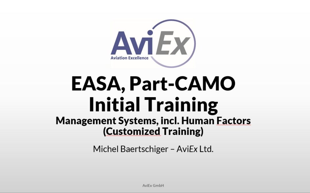 EASA Part-CAMO Initial Training